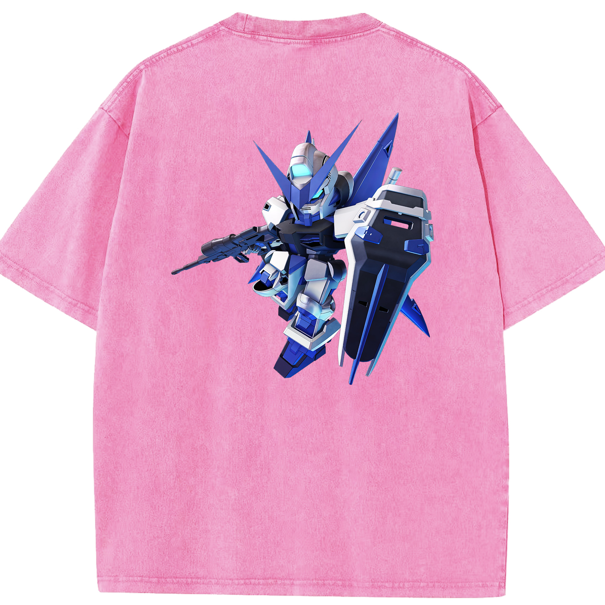 （画像用） 機動戦士ガンダム Mobile Suit Gundam 綿100% ヴィンテージ風 半袖Tシャツ（背面プリント）